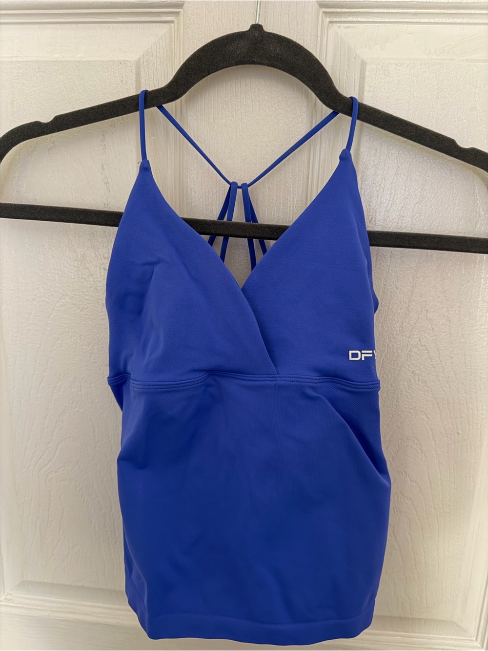DFYNE Blue Strappy Tank Top